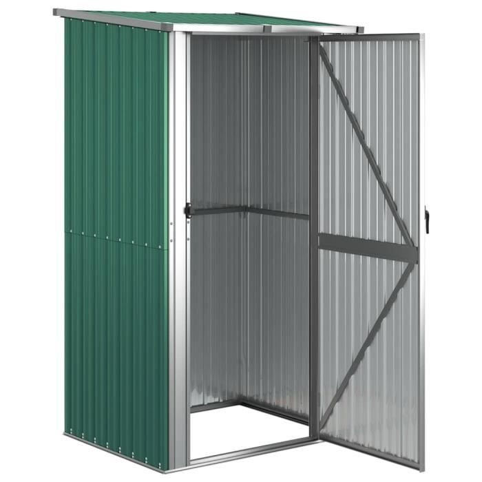 Abri de jardin - MOTHINESSTO - LY2352 - Acier galvanisé - Vert - 1185x97x2095 cm