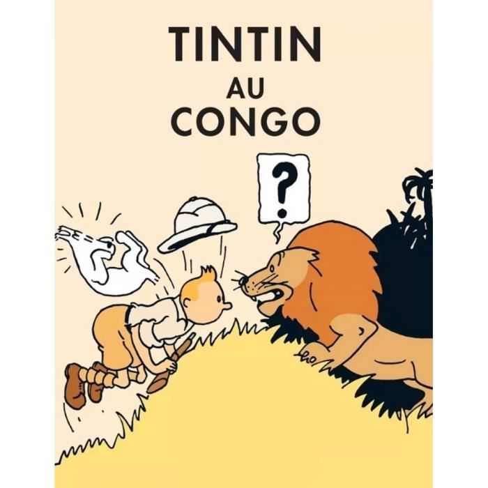 Carte Postale Album De Tintin Tintin Au Congo 10x15cm Cdiscount Beaux Arts Et Loisirs Creatifs