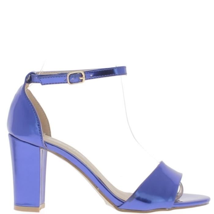 sandales bleues