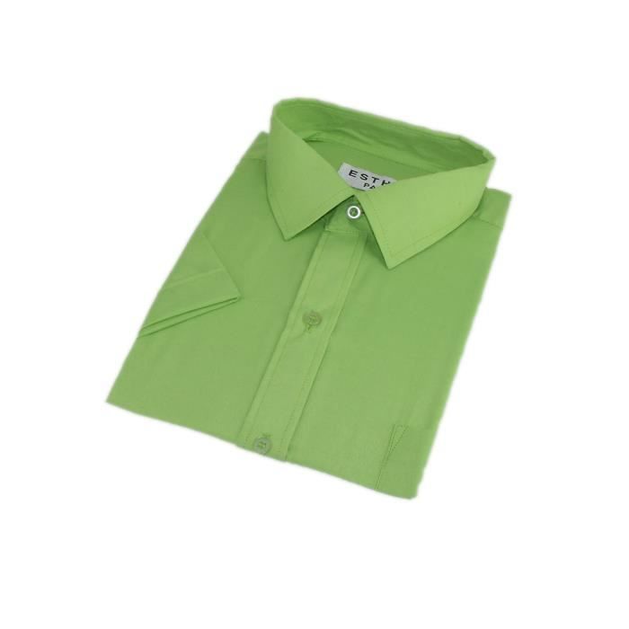 chemise vert anis