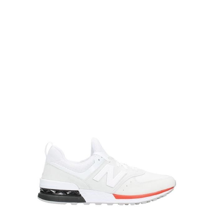 new balance homme cuir blanc