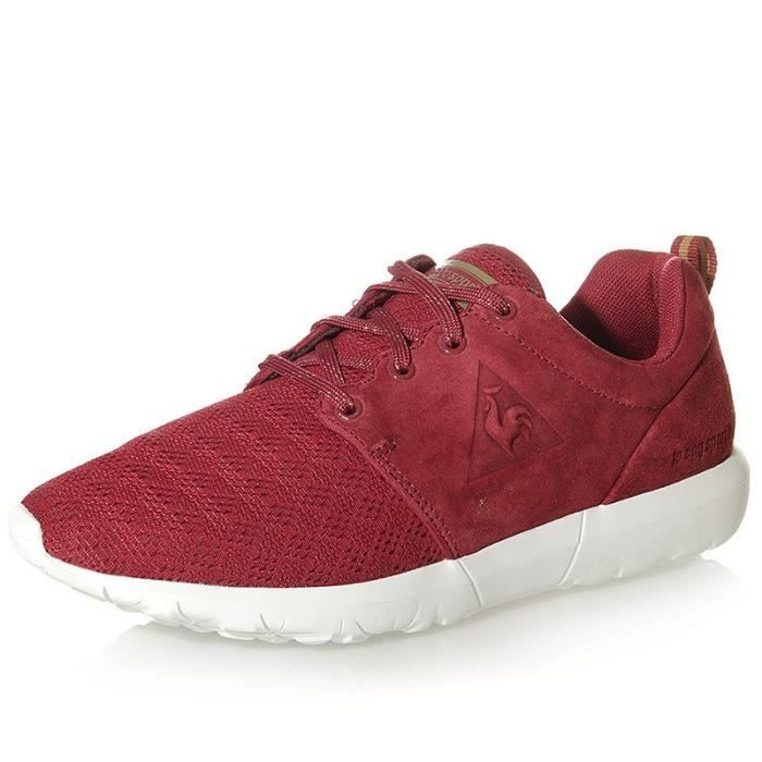 chaussure le coq sportif rouge