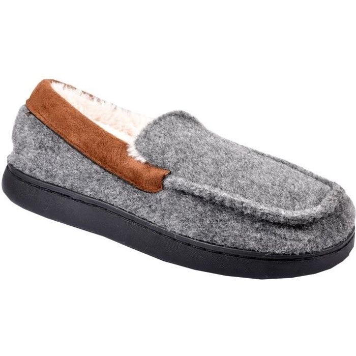 Pantoufle fourrée homme store