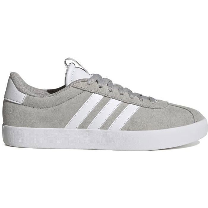 Adidas Chaussures Adidas Vl Court 3.0 pour Femme - Gris - Lacets - Synthétique - Plat
