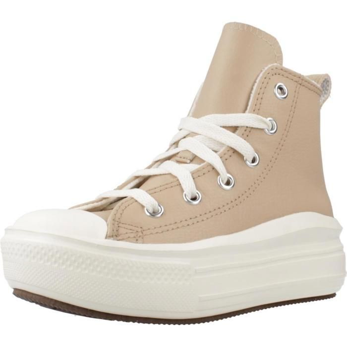 Converse Zapatillas Niña Modèle Chaussure Converse Modèle Chuck Taylor All Star Move Hi - Coleur Rose