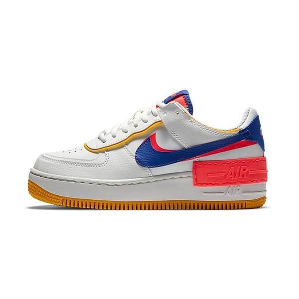 Nike Air Force 1 Shadow Baskets Basses pour Femme Blanc Bleu Rouge ... Nike Air Force 1 Shadow Baskets Basses pour Femme Blanc Bleu Rouge ...