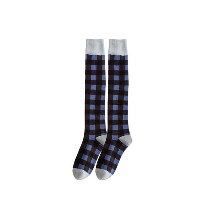 Chaussettes Femme Tube Moyen En Coton Avec Perles & Dentelle - Noires, Respirantes, élastiques, Taille Unique