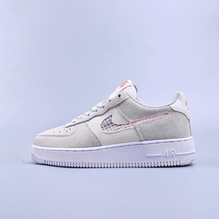 Nikes Airs Force 1"07 SE Air Force baskets décontractées à la mode Gris