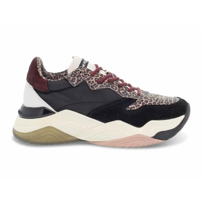 Crime london dribble cuir toile femme blanc femme | Fanny chaussures