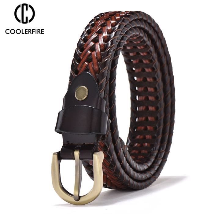 Sangle en cuir véritable pour guitare acoustique - 5 couleurs