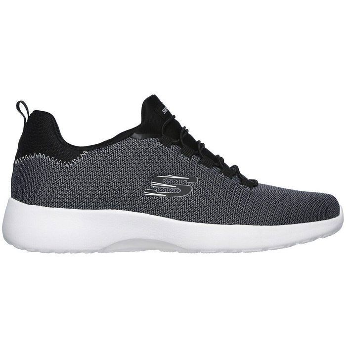 Skechers Chaussure pour Homme Skechers Dynamight 58360-BLK - Noir - Lacets - Textile