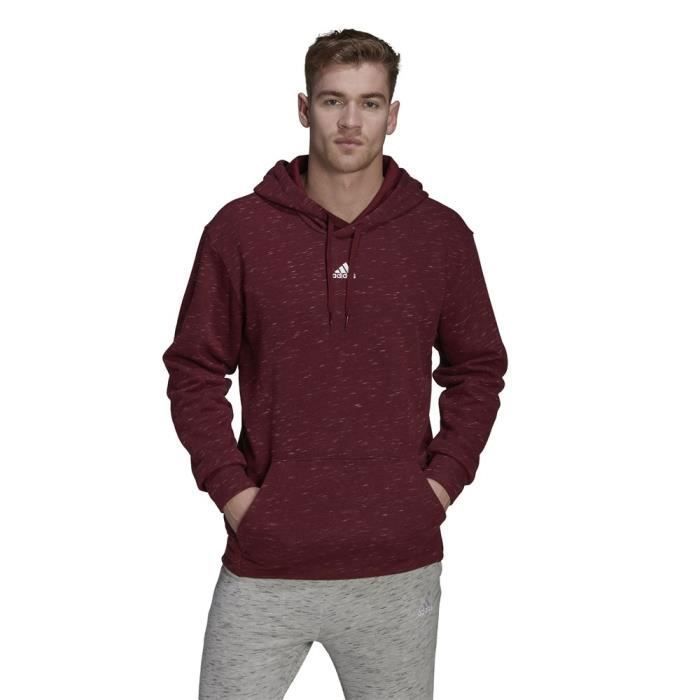 Maroon adidas hoodie mens cheap