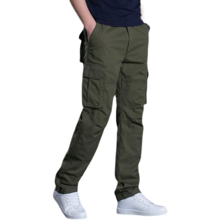 Pantalon Homme Pantalon Cargo Homme TARAINYA - 6 Poches - Taille Élastique - Coton Confy - Regular Fit Vêtement Homme Décontracté Pantalon Homme Pantalon Cargo Homme TARAINYA - 6 Poches - Taille Élastique - Coton Confy - Regular Fit Vêtement Homme Décontracté