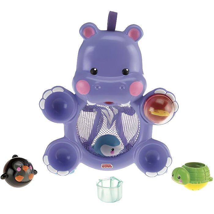 Jouet de bain Hippo rigolo - FISHER PRICE PUÉRICULTURE - Mixte - A partir  de 3 mois - Violet et vert - Cdiscount Puériculture & Eveil bébé