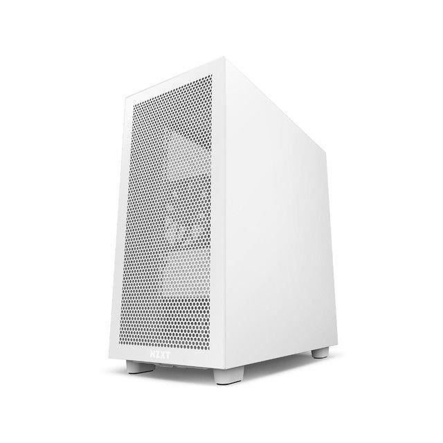 Nzxt H7 Flow - Boîtier PC Gaming Moyenne Tour ATX - Port I/O USB Type-C en Façade - Panneau Latéral à Dégagement