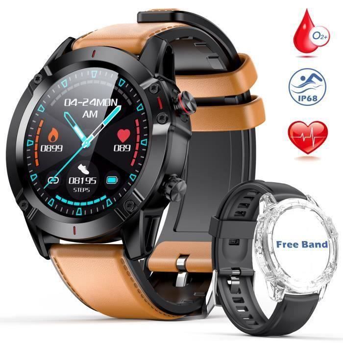 RUMOCOVO®Montre Intelligente,Montre connectée, étanche IP67, montre