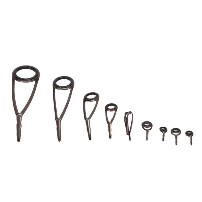 Anneau De Guidage Pliable Pour Canne à Pêche - En Acier Inoxydable - Pour Ligne Stable Et Protégée - 2 Tailles Au Choix - 6