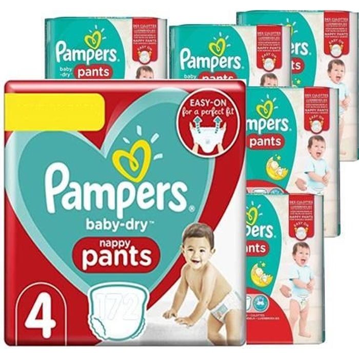 420 Couches Pampers Baby Dry Pants taille 4 Cdiscount Puériculture
