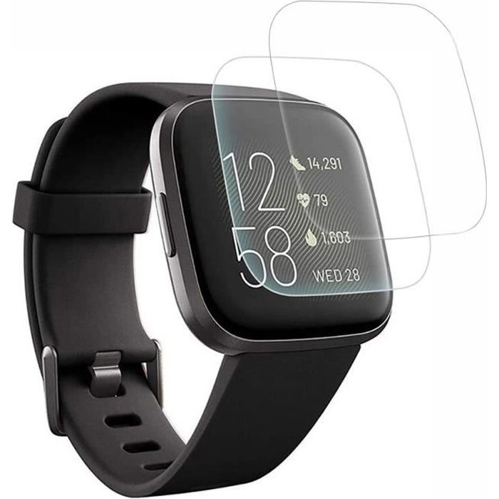 Verre Tremp pour Fitbit Versa 2 Pack 2 Film Vitre Protection