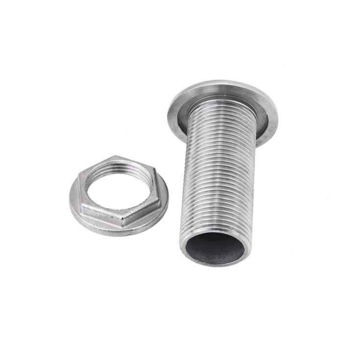 2PCS Raccord Cannelé Tuyau 32mm Barb X 1-1/4 Mâle - Acier Inoxydable Pour Carburant Air Eau