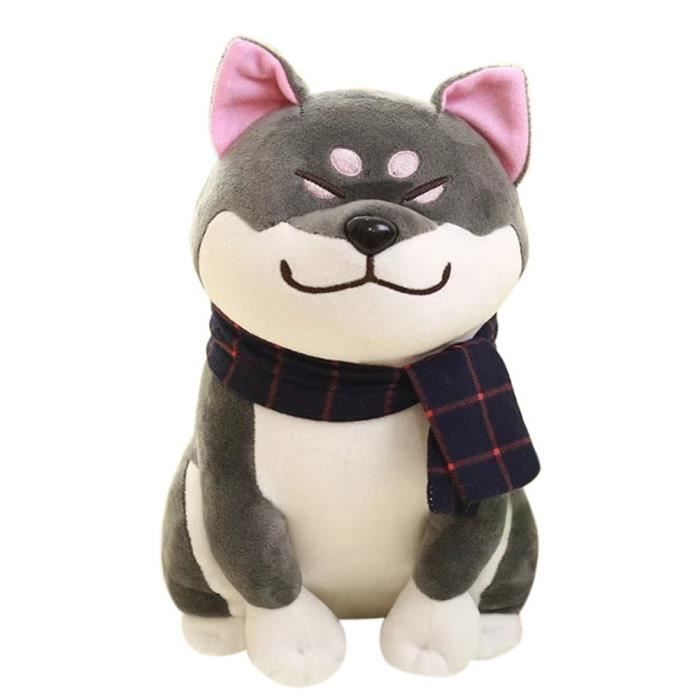 Shiba Inu Noir Belle Animal Peluche Bebe Jouet Decoration 45cm Cdiscount Jeux Jouets