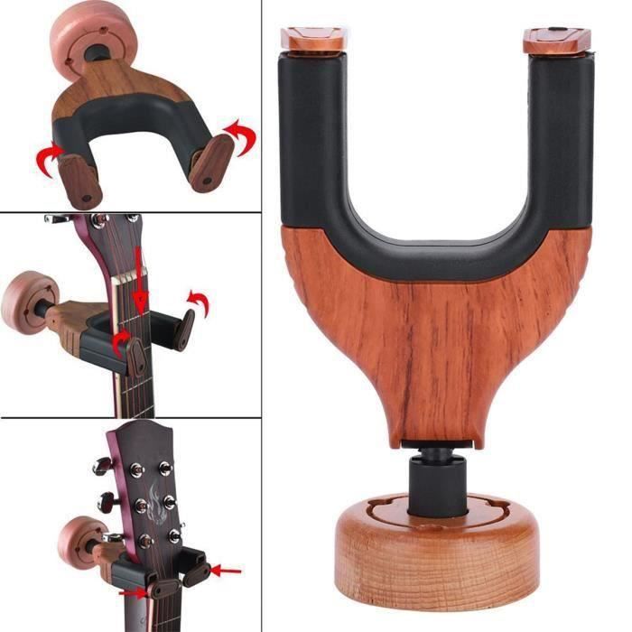 Support de guitare mural - Support antidérapant pour guitares