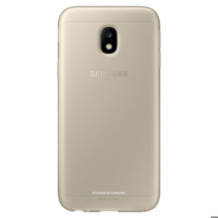 Coque souple Samsung Galaxy J3 2017 Doré Semi rigide Protection chocs et rayures
