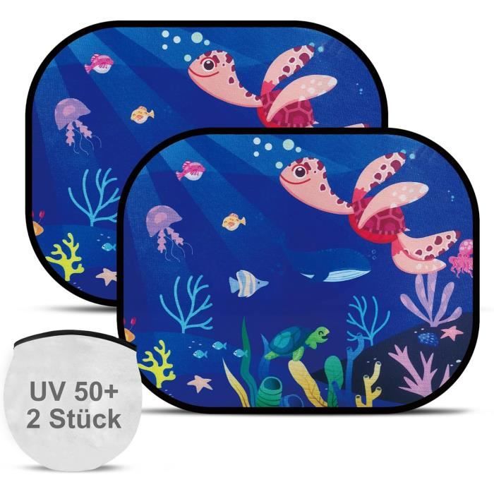 2 Pièces Pare-Soleil Voiture Bébé Licorne - Protection UV 98% Avec Ventouses 45x36,5 Cm
