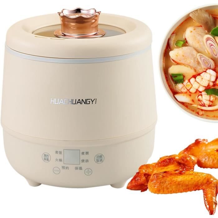 DMWD - Mini Cuiseur à Riz - Cuiseur à Riz Avec Cuiseur Vapeur - Mini