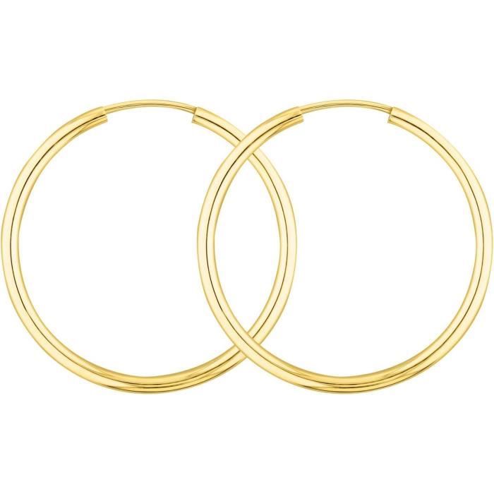 Boucles D'Oreilles Puce Carré 4 Mm – Diamant Cz – Or 18K Massif – Pour Femme – Neuf Avec Étiquettes