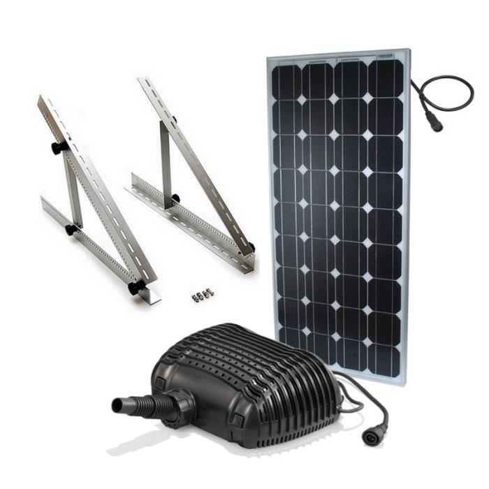 Kit Pompe Solaire Bassin Plan D Eau Gros Debit Lugano 5000