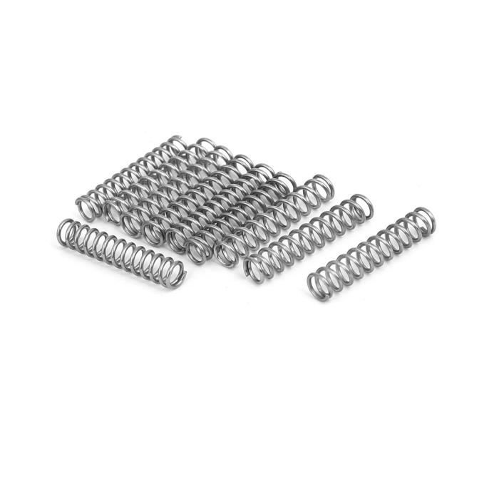 SOURCING MAP Ressort De Compression 0.5mm X 10mm X 15mm Acier SOURCING MAP Ressort De Compression 0.5mm X 10mm X 15mm Acier
