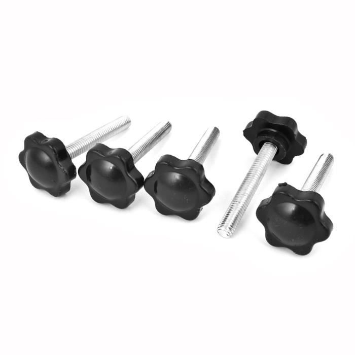 Sourcingmap Plastique Étoile Tête Bouton De Serrage Prise 40mm Diamètre