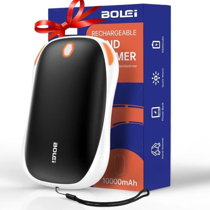 Chauffe-Mains Électrique USB | 3 Niveaux De Chaleur | Pour Camping, Pêche, Chasse | Poches De Rangement