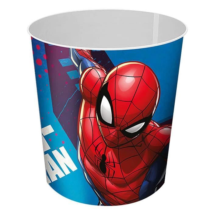 Poubelle Ronde De 21 Cm En Plastique Robuste Pour Chambre D'enfant, Chambre à Coucher, Salle De