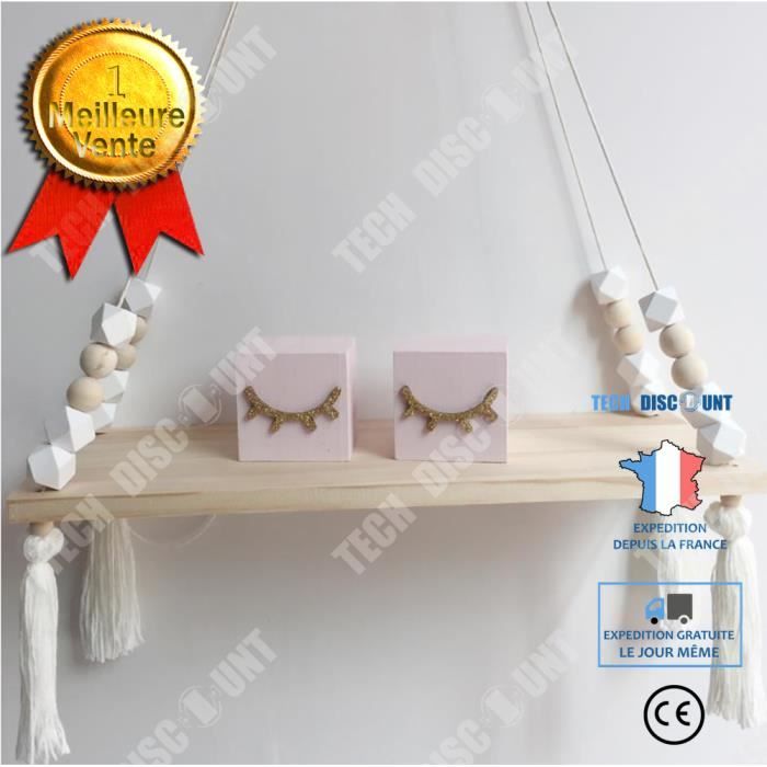 Td Style Nordique Perles En Bois Etagere Decoration Chambre D Enfant Etagere Murale Balancoire Flottante Corde Etagere Achat Vente Poutre Deco Plafond Td Style Nordique Perles E Cdiscount