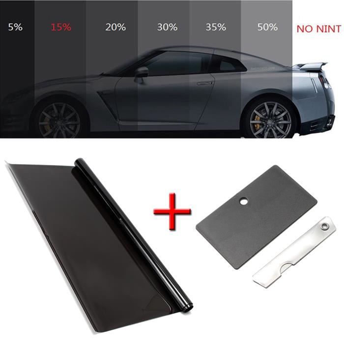 Tempsa 7m 76cm Film Teinte Solaire Noir Pour Auto Vitre Fenetre