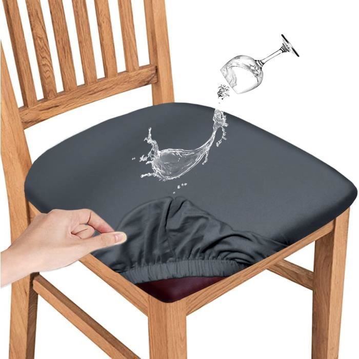 Housses de siège de chaise de salle à manger en Spandex Jacquard