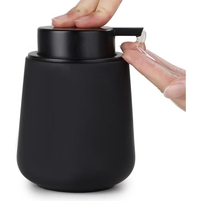 Distributeur De Savon Liquide En Céramique, Shampoing Personnalisé Pour La Salle De Bain, Bouteille De Savon Distributeur De Lavage Corporel, Poussée Manuelle, 300ml