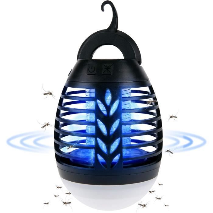 Lampe Anti-moustique Camping Bleue – Bon éclairage – Générateur De Soirées Sans Piqûres