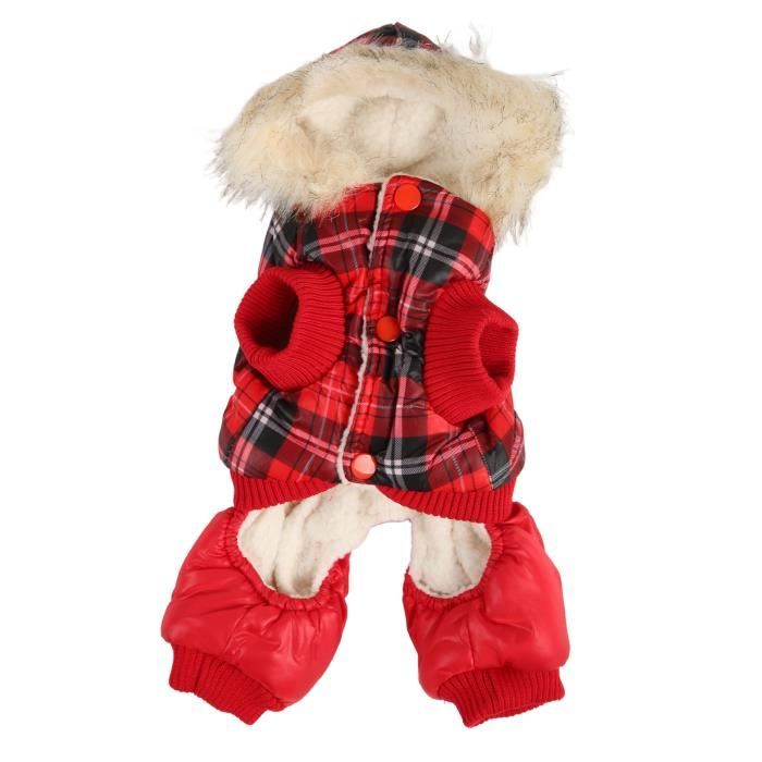 Comparer les prix de Manteau d'hiver pour chien - VGEBY - Rouge - Polyester et polaire