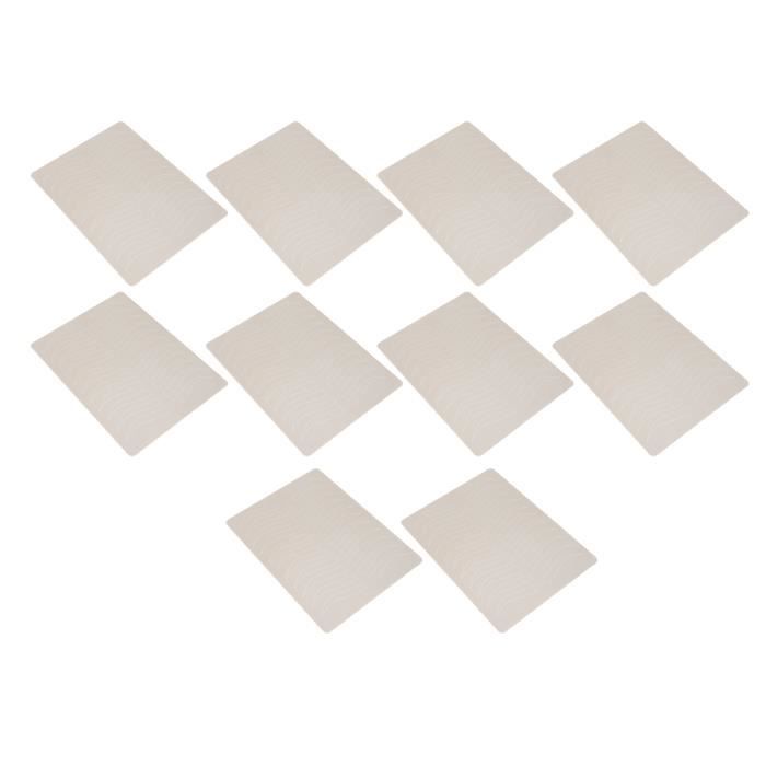5 Feuilles De Peau Synthétique Pour Entraînement Tatouage - 3mm épaisseur, Silicone Souple Double Face