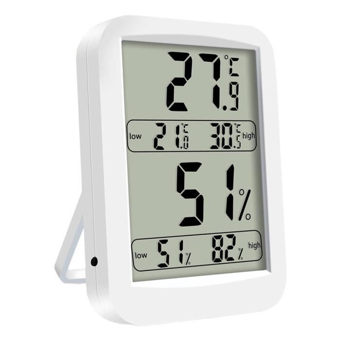1pc Thermometre De Piece Hygrometre Interieur De Haute Precision