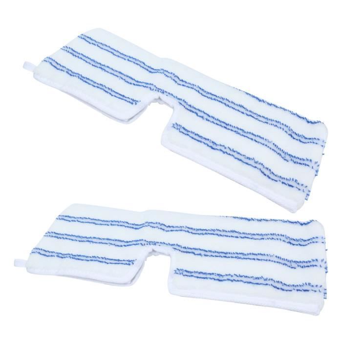 Tampons Vadrouille Microfibre Socobeta 2 Pièces - Compatible Bissell 1132 1252 | Nettoyage Profond