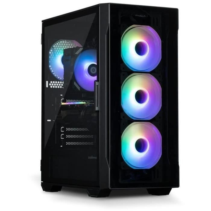 Boitier PC sans alimentation – ZALMAN i3 NEO TG (Noir) – Moyen tour – Format ATX