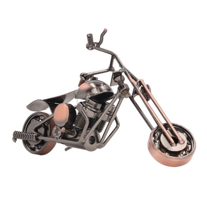 Zerodis Modèle Moto 1:12 Allié Noir - Miniature Réaliste Pour Décoration Ou Collection