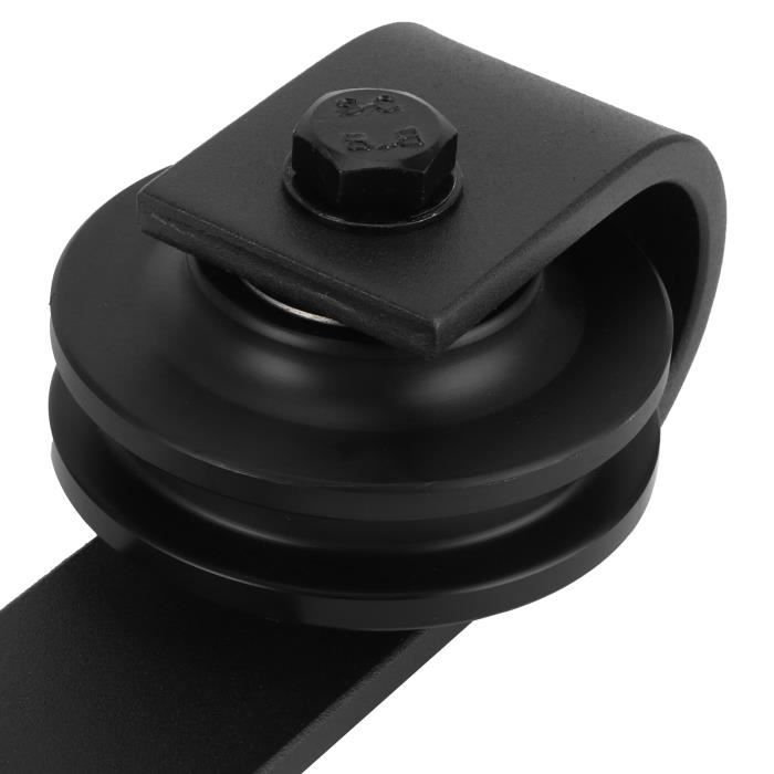 Roulement à Roulettes Noir - Poulie Coulissante Ou Rouleau Guide