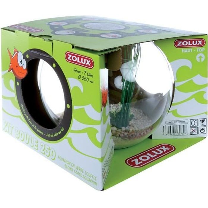 Aquarium Kit Boule Soufflee 250 - Zolux - Cdiscount Animalerie