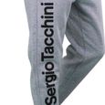 Pantalon de survêtement homme Sergio Tacchini NIZARD - Gris/Noir - Cordon de serrage et élastique de maintien-1