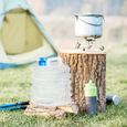 Relaxdays Jerrycan pliable ovale lot de 4 pour camping, festival, sans BPA bidon à eau 5 L, 10 L, 15 L - 4052025968007-1